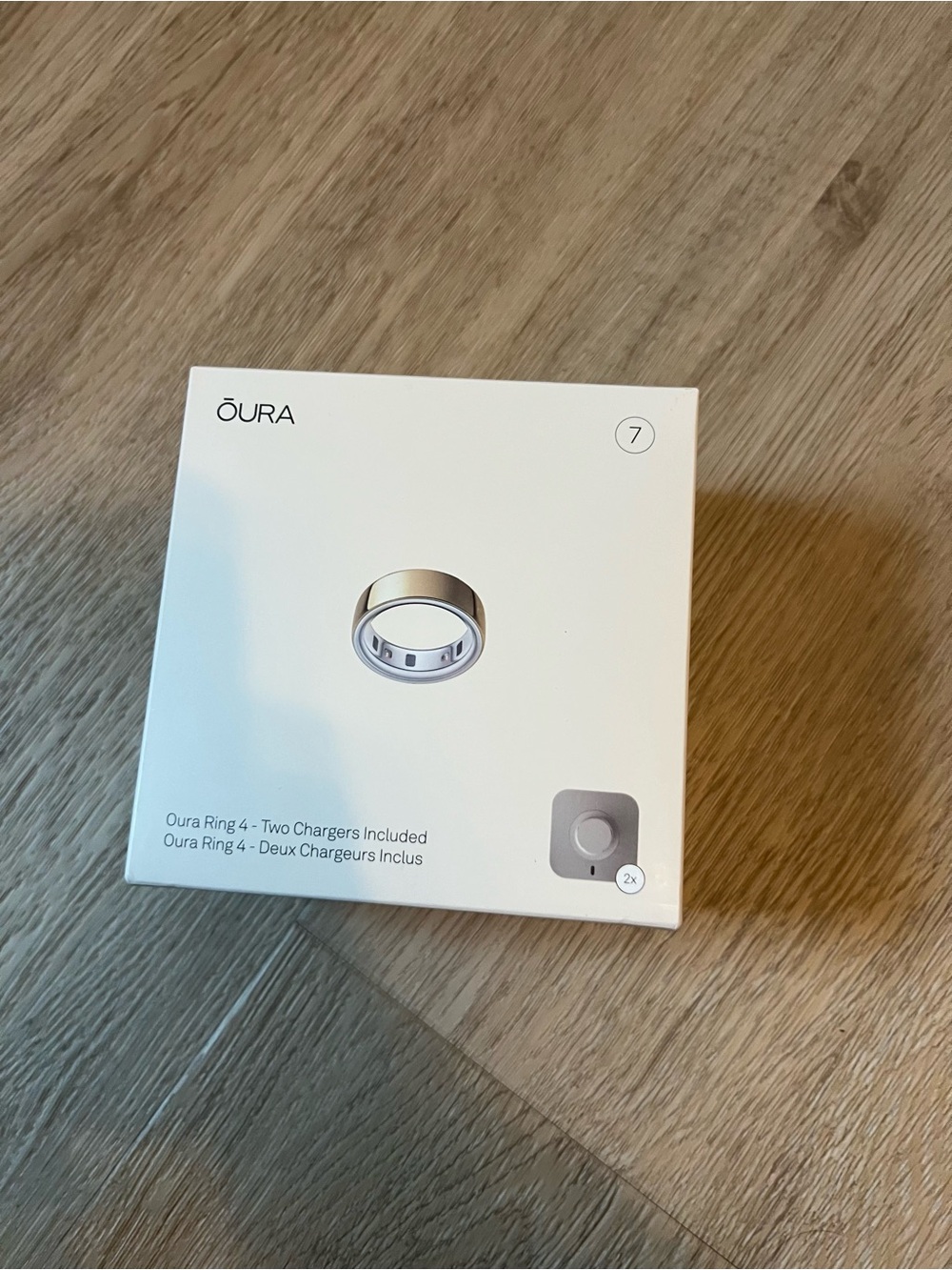 Oura Ring 4 Smart Health Ring - Gold (Size 7)